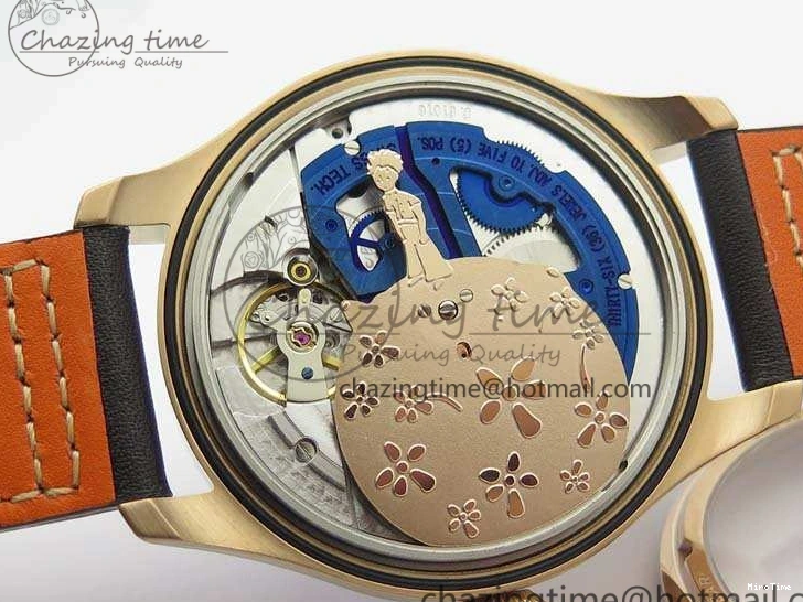 MIROTIME 1227 Big Pilot Real PR IW502701 RG YLF 1:1 Best Edition Blue Dial On Calfskin Strap A Classic 7225